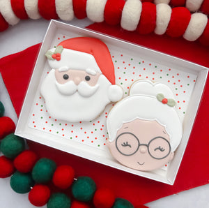 Santa & Mrs. Claus Cookie Set
