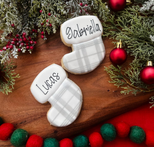 Personalized Stocking Cookie