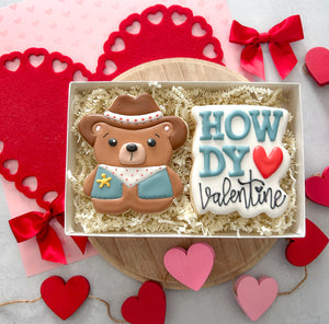 Howdy Valentine Cookie Set