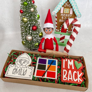 Elf on the Shelf with Paint Your Own Cookie