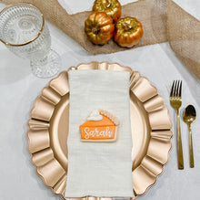 Load image into Gallery viewer, Personalized Pumpkin Pie Cookie